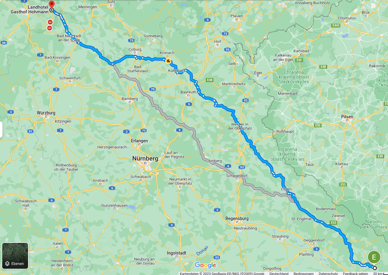 Google Maps Tourbild